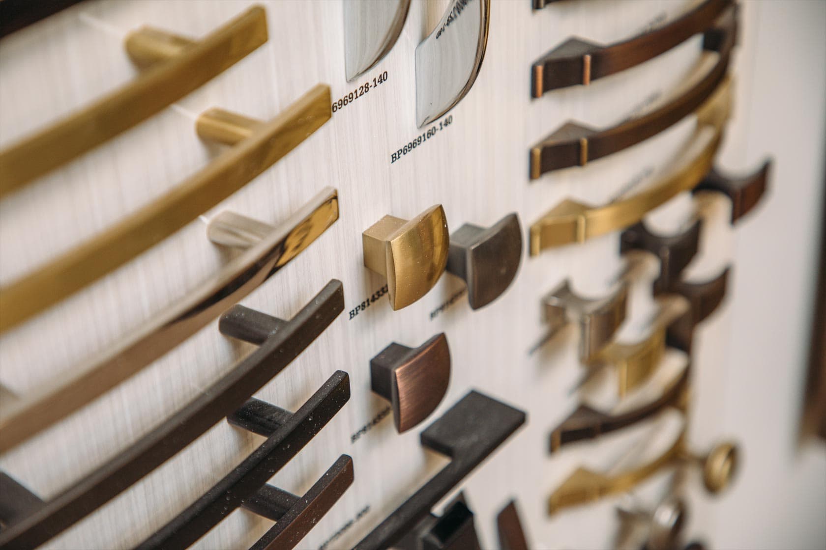 Cabinet hardware pulls and knobs in assorted finishes