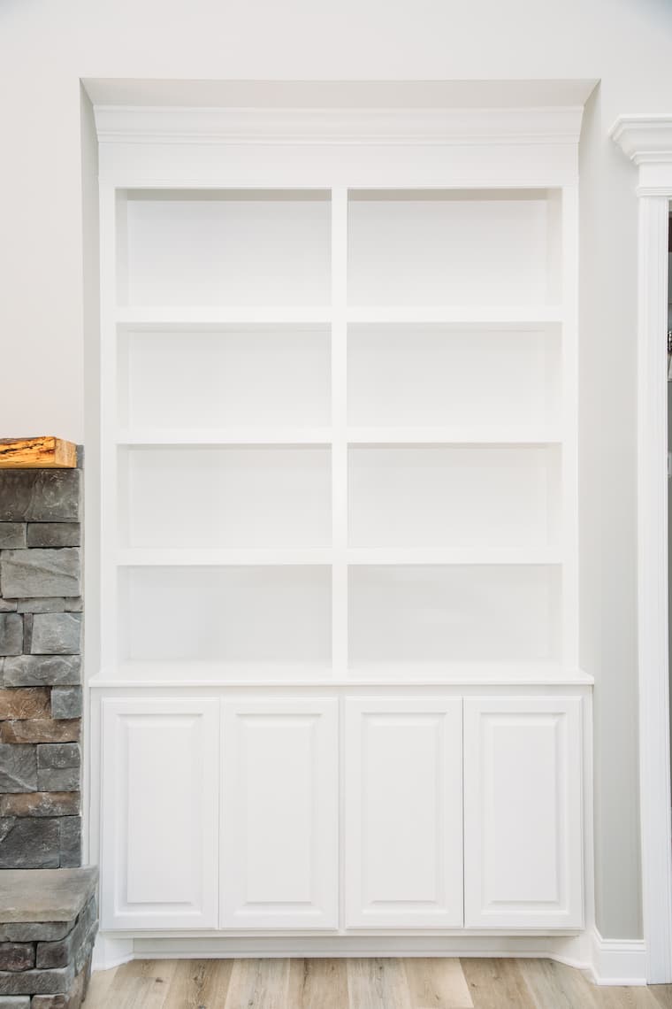 Custom living-space cabinetry portrait